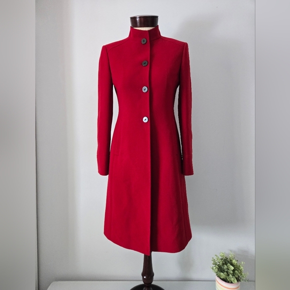 Tahari Jackets & Blazers - TAHARI ARTHUR S LEVINE Elegant Deep Red Women's Dress Coat. Size 2P